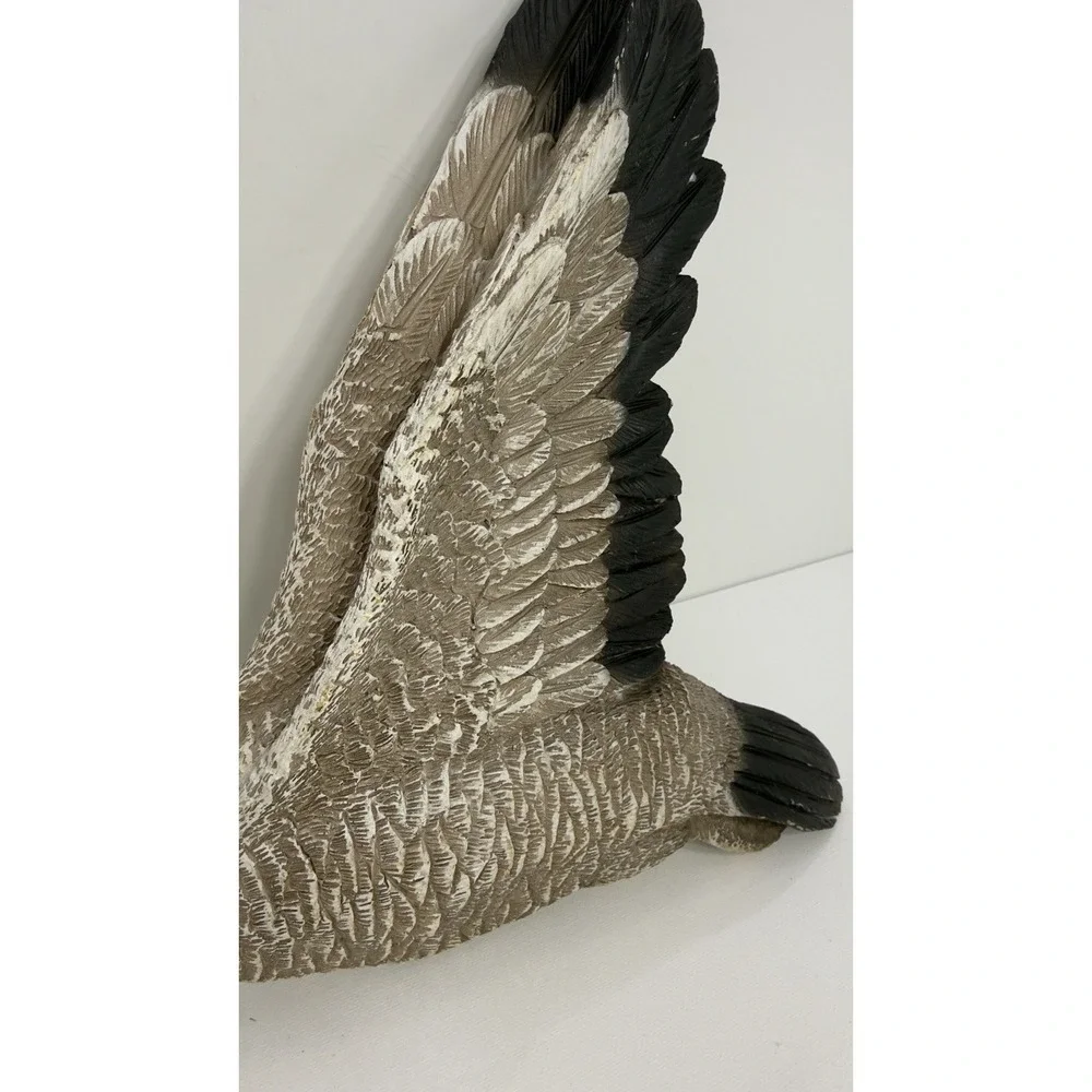 Vintage Flying Goose Wall Decor Rustic Cabin Lodge Bird Wall Hanging 1970-80 13
